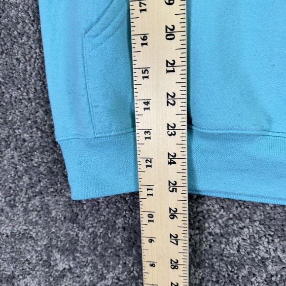 Ron Jon Surf Shop Hoodie Mens Small Blue Fleece Pullover Myrtle Beach Logo - Picture 7 of 10